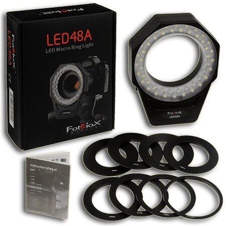 Fotodiox Fotodiox LED-48A Pro Ring Light for Portrait & Macro Photography LED-48A